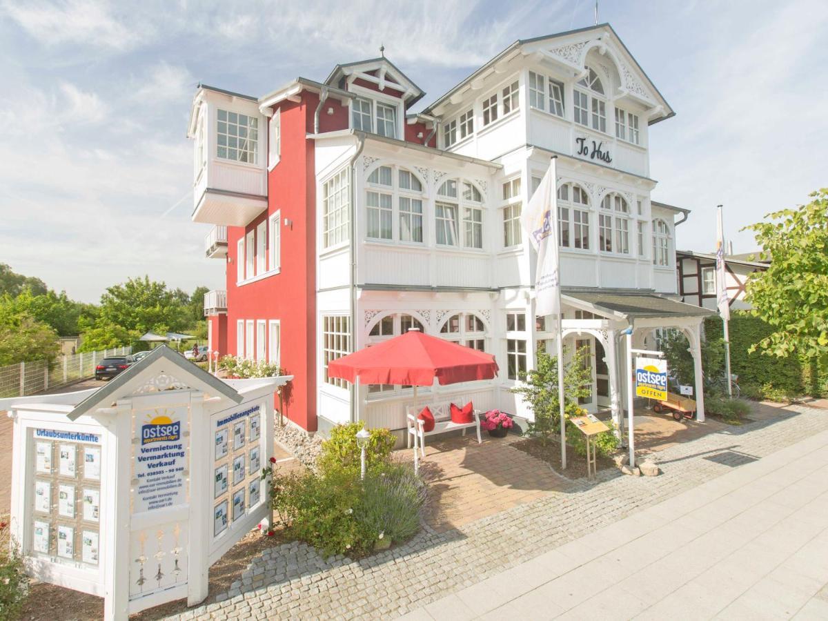 Villa "To Hus" In Sellin - Appartement 07 Im Dg Mit Kamin Und Balkon エクステリア 写真